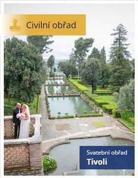 svadba Rím Tivoli
